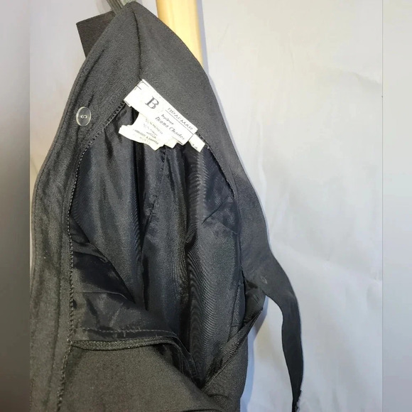 Vintage Braemar Diana Charles Black Pocket Back Slit Size 14 - Picture 3 of 6